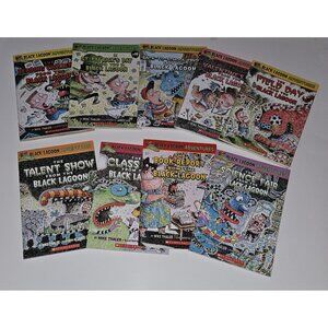 9 Black Lagoon PBK Book Lot Mike Thaler Talent Show Field Day Class Trip School